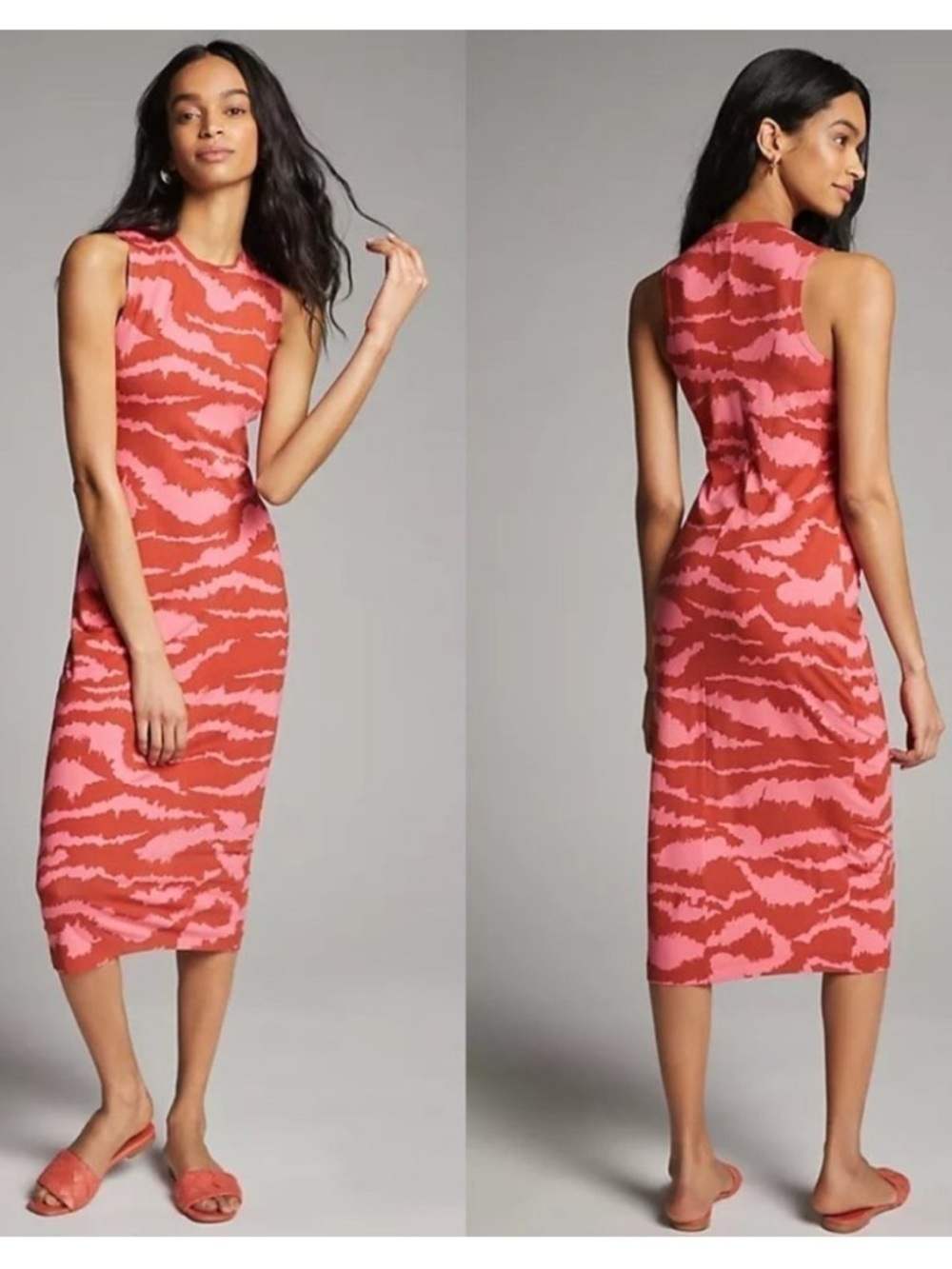 Anthropologie Corey Lynn Calter Nicolette Midi Dress Size Medium NWT